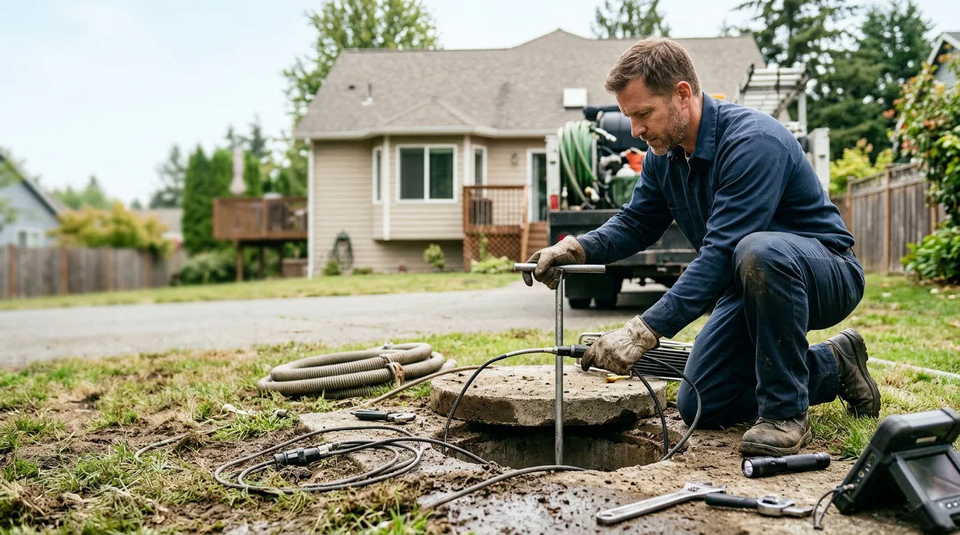 Septic Tank Pumping in Hunters, WA